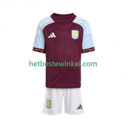 Aston Villa Voetbalshirts Kind Thuis 2025-26